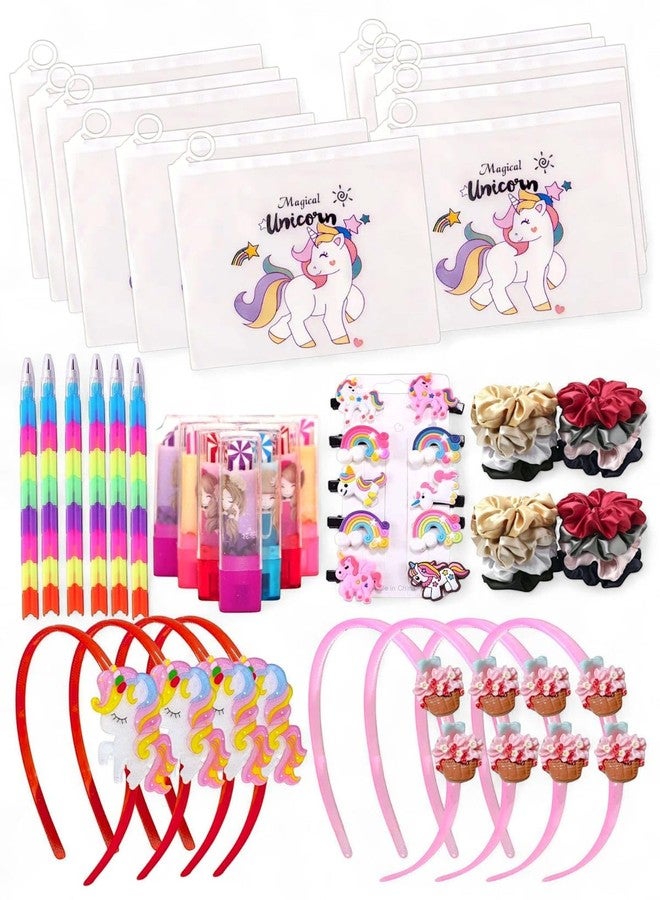 Tera13 TERA 13 Best Navratri Special Kanjak Return Gift Set for Girls, 72 Pieces, Stationery and Hair Accessories Combo | Birthday Diwali Return Gift For Kids (Combo of 12 packs) - Image 1